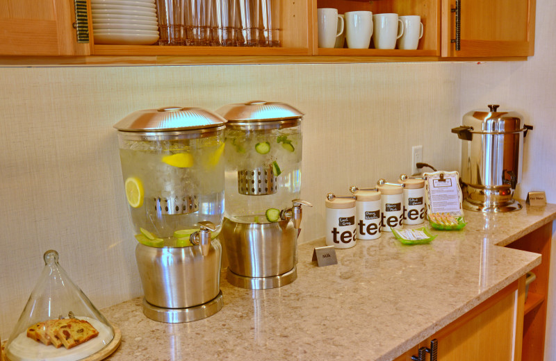 Spa refreshments at Moose Hotel & Suites.