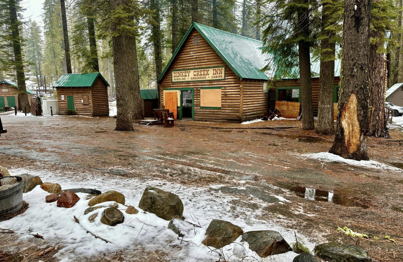 Exterior view of Dinkey Creek Inn.