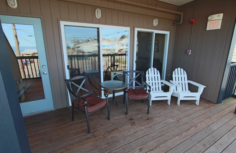 Porch view at Sands by the Sea.