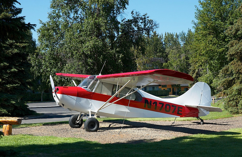 Small plane at Wedgewood Resort.
