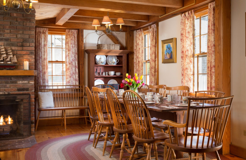 Dining room at Seven Sea Street.