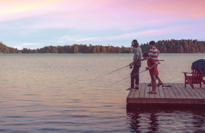 Fishing at Severn Lodge.