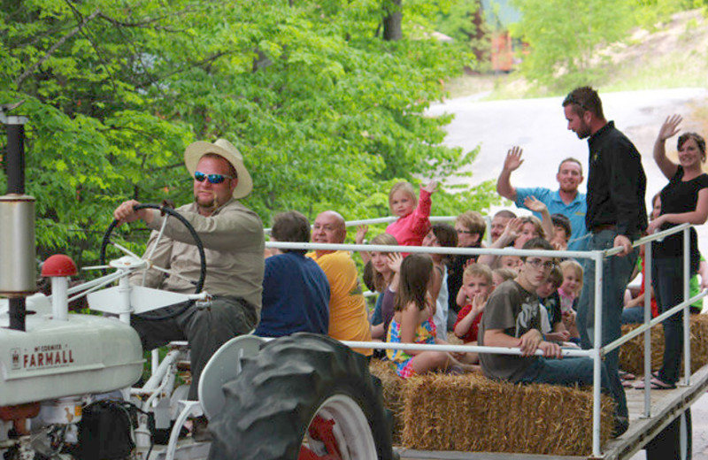 Hay Rides at Benjamin's Beaver Creek Resort 