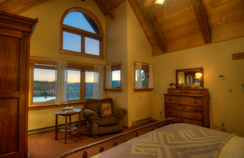 Guest bedroom at The Home Ranch.