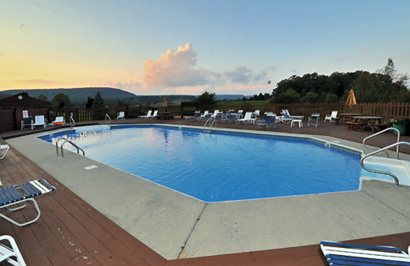 Outdoor pool at Deerfield Village Resort.