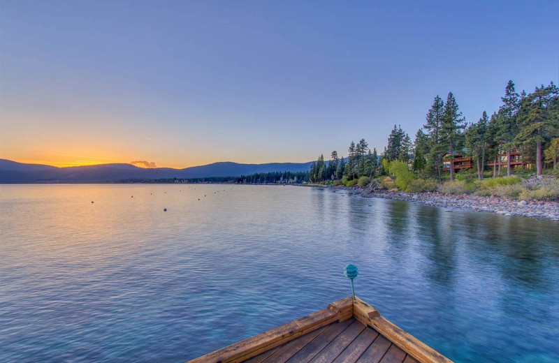 Lake view at Brockway Springs Resort.