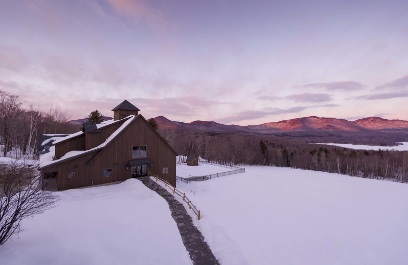 The Mountain Top events barn houses our events space, conference space, yoga and fitness rooms, game room, theater and massage rooms at The Mountain Top Inn & Resort.