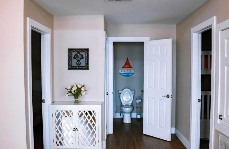 Cabin interior at D'Arbonne Pointe.