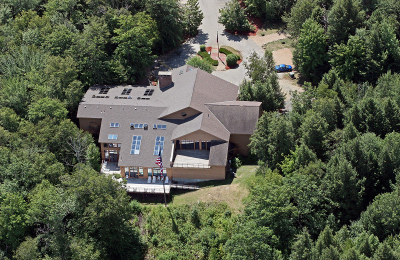 Aerial View of the Amenities Building at the Summit Resort.