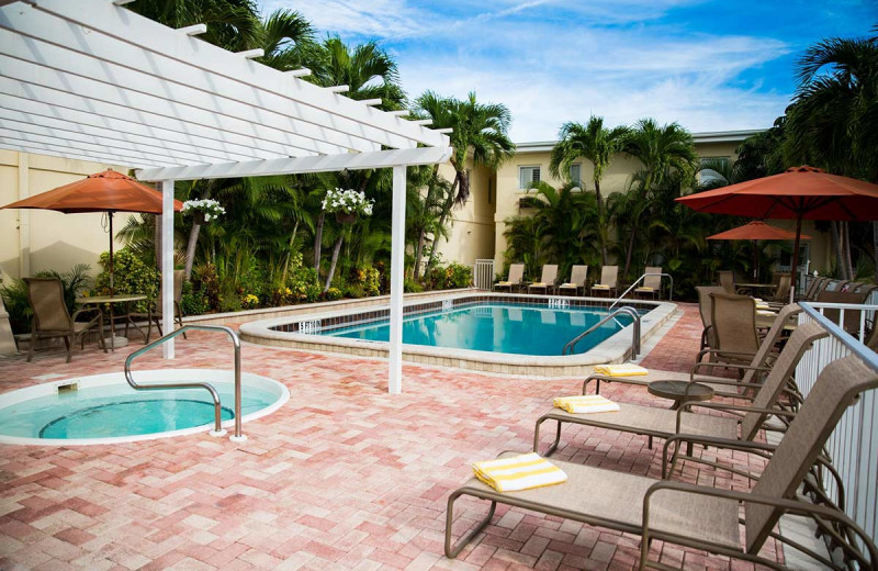 Outdoor pool at Inn At The Beach Resort.