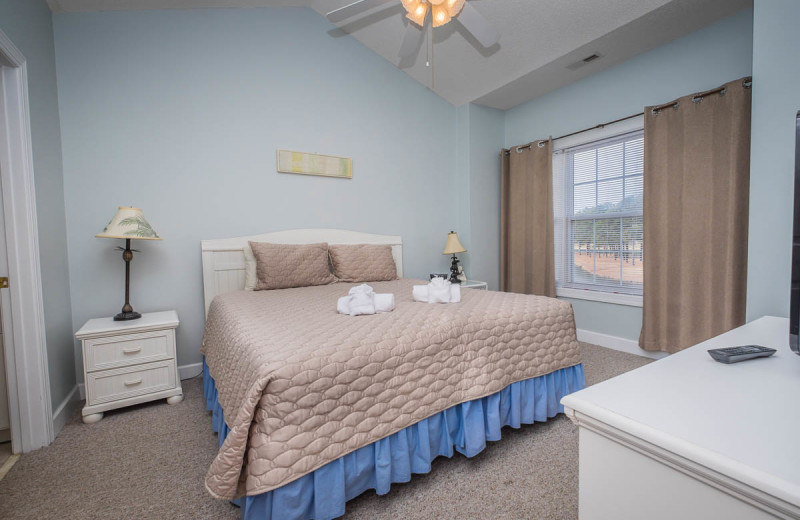 Guest room at Myrtlewood Villas.