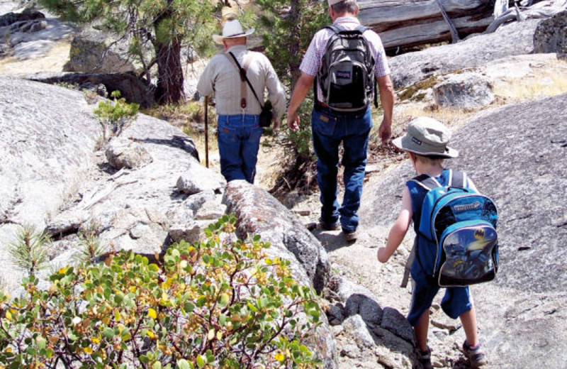 Hiking at Dinkey Creek Inn.