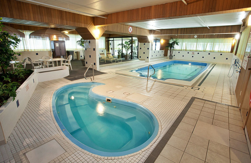 Indoor pool at Fredericton Inn.