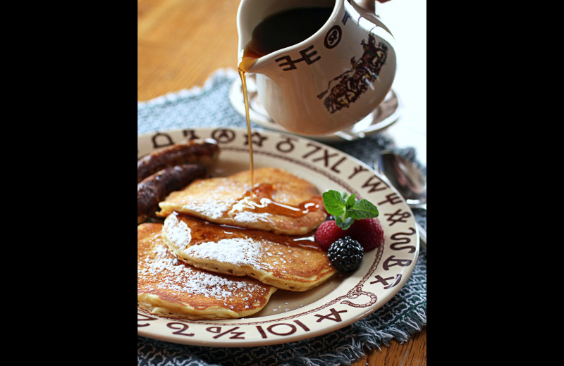 Pancakes at The Home Ranch.