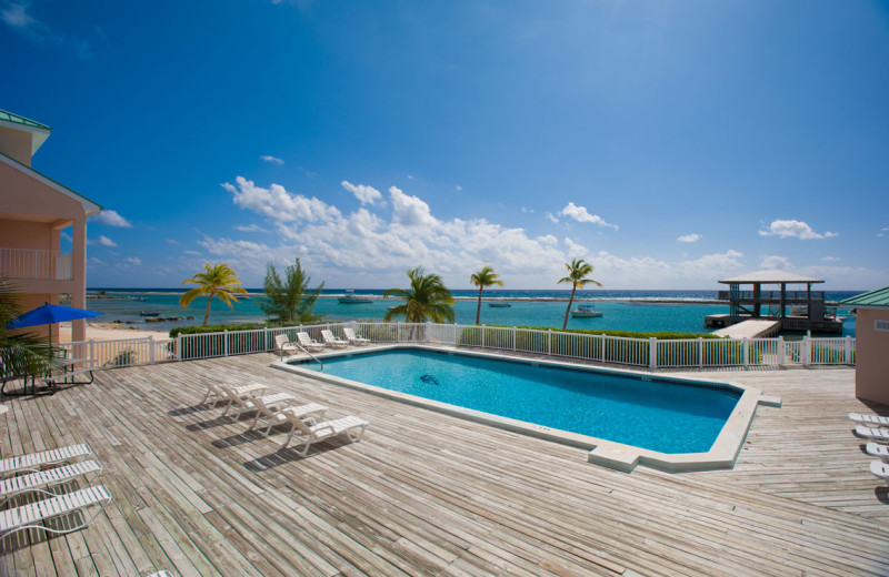 Outdoor pool at Carib sands Beach Resort.