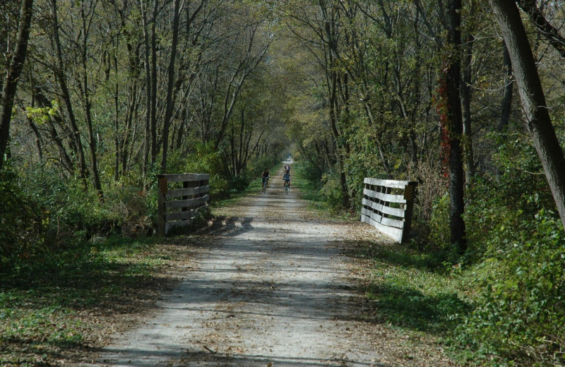 Path near Harbor Shores on Lake Geneva.