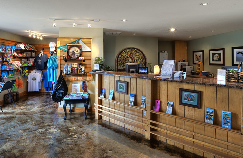 Gift shop at Canyon of the Eagles.