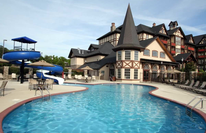 Outdoor pool at The Inn at Christmas Place.