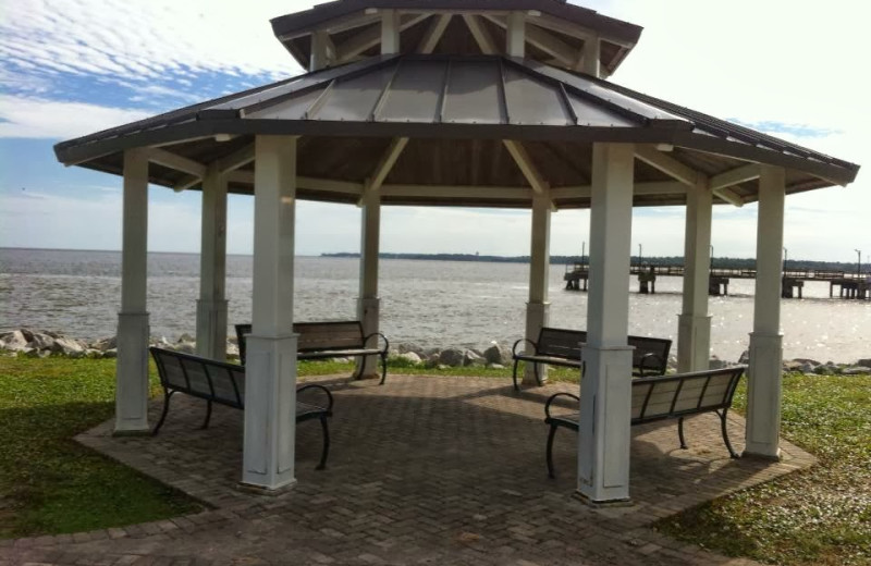 Gazebo by the beach at Hodnett Cooper.