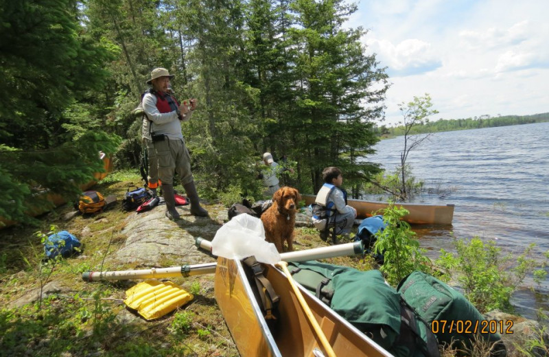 Outdoor activities at Moose Track Adventures Resort.