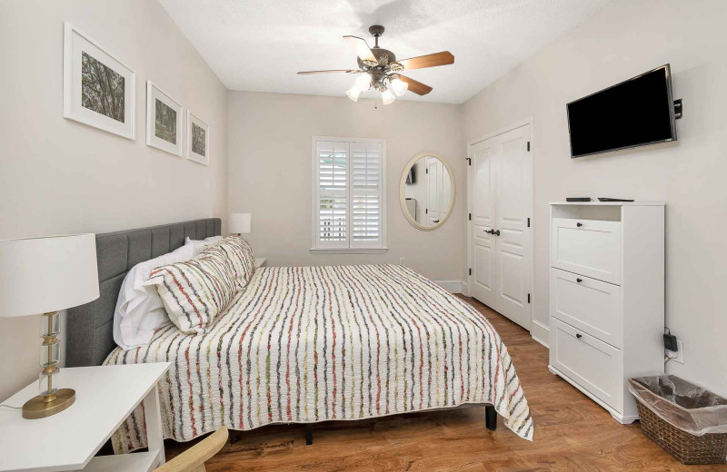 Bedroom at Real Escapes Properties - St. Simons Grand 307.