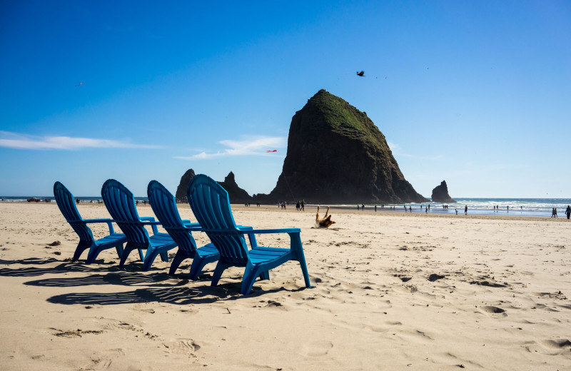 Beach at Hallmark Resort & Spa Cannon Beach.