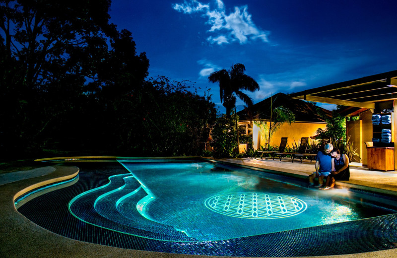 Pool at Pura Vida Spa & Retreat.