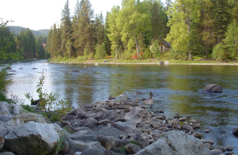 River view at Natapoc Lodging.