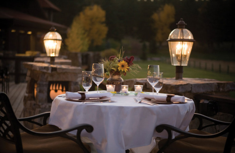 Dinner for two at The Resort at Paws Up.