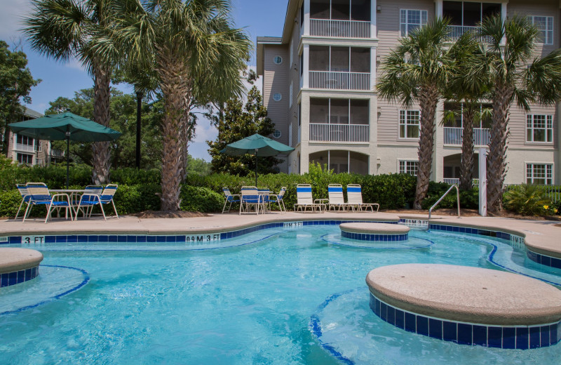 Outdoor pool at Holiday Inn Club Vacations South Beach Resort.