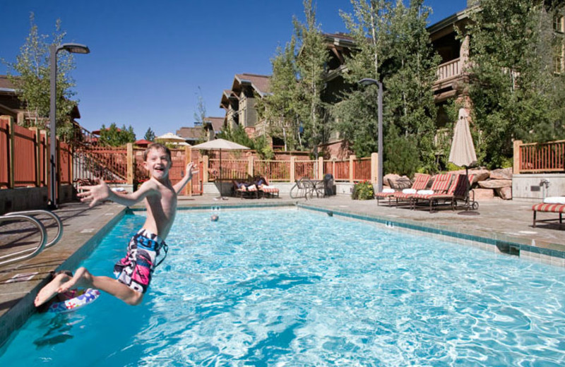 Swimming at Lodges at Deer Valley.
