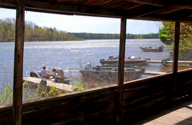 Lake view at Northland Lodge.