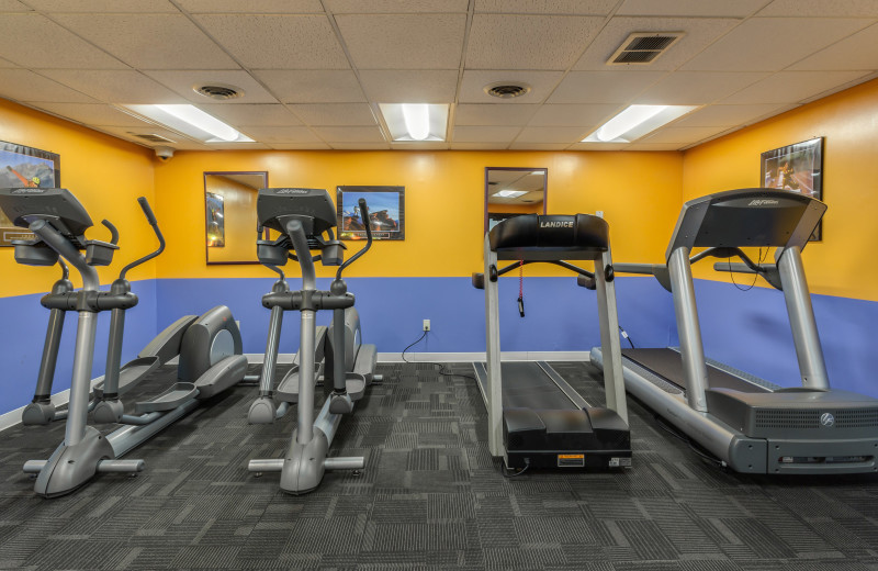 Fitness room at Harbor Shores on Lake Geneva.