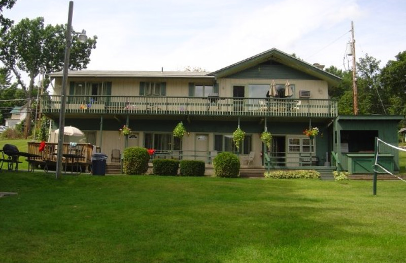 Exterior view of Tea Island Resort.