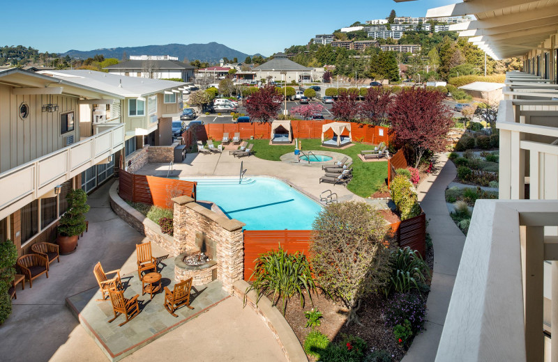 Outdoor pool at The Lodge at Tiburon.