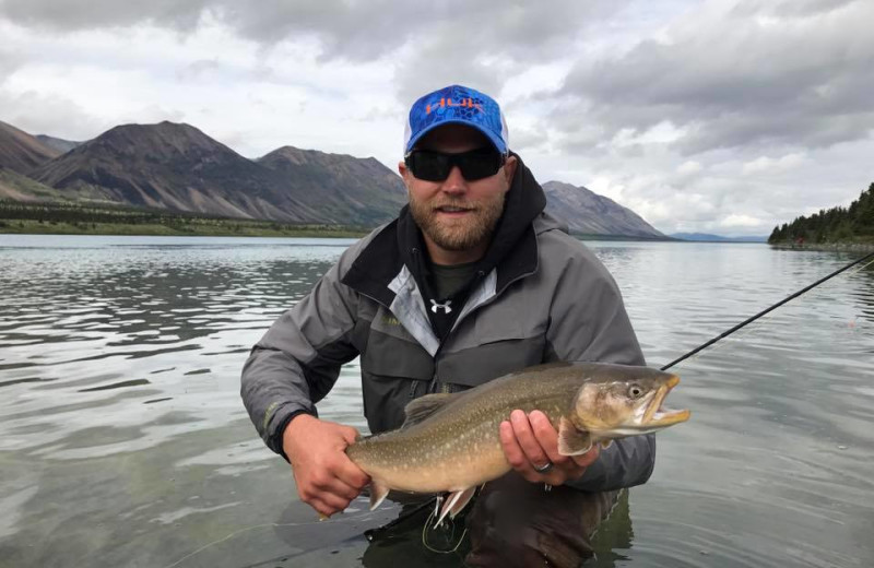 Fishing at All Alaska Outdoor Lodge.