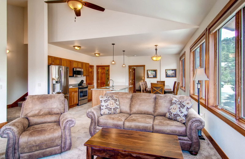 Guest room at Black Canyon Inn.