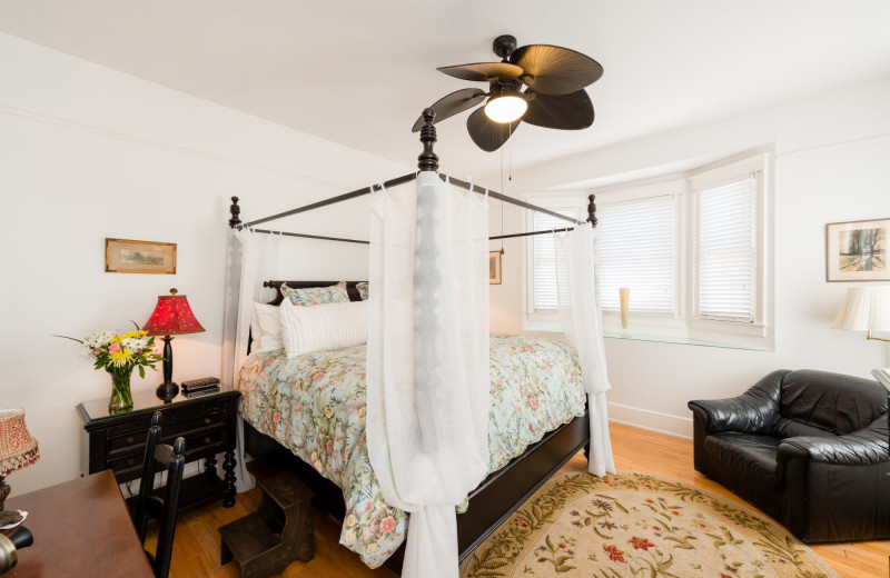 Guest room at The Hoyt House.