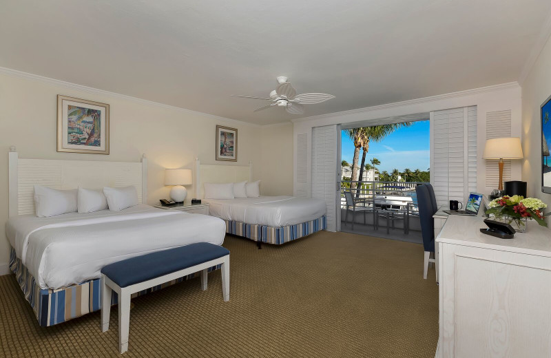 Two bed guest room at South Seas Resort.