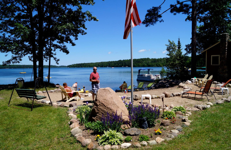 Lake view at Anderson's Starlight Bay Resort.