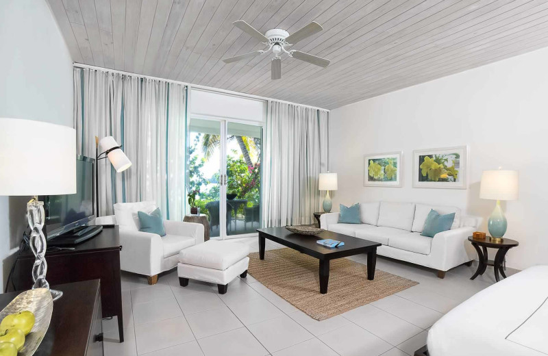 Guest room at Carlisle Bay.