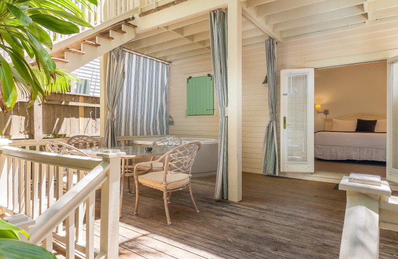 Rental porch at Key West Vacation Rentals.