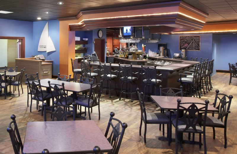 Boathouse pub dining room at Heidel House Resort.