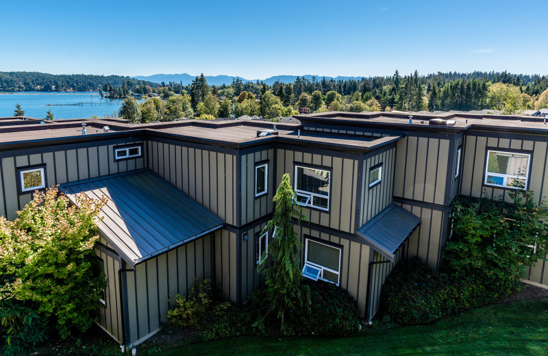 Exterior view of Sooke Harbour Resort 