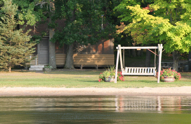 Cabin exterior at Samara Point Resort.