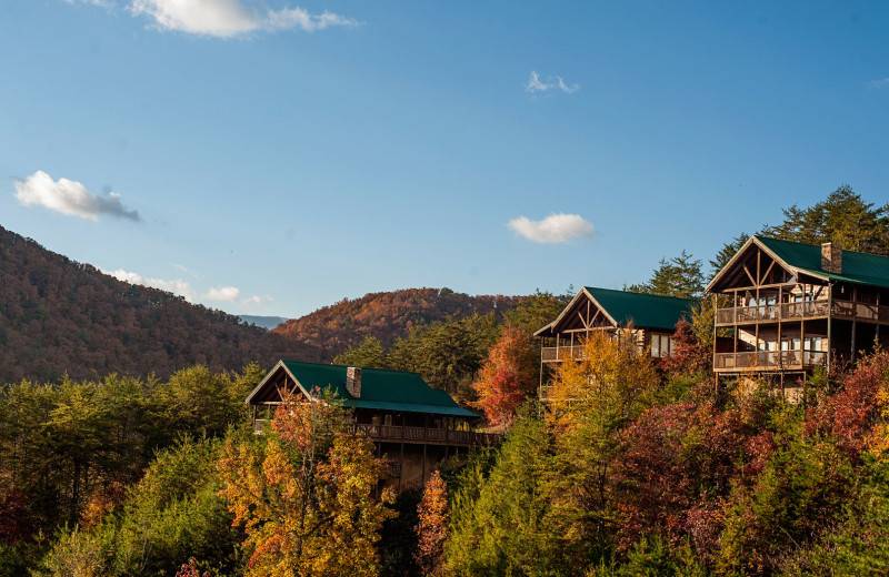 Cabin exterior at Eagles Ridge Resort.