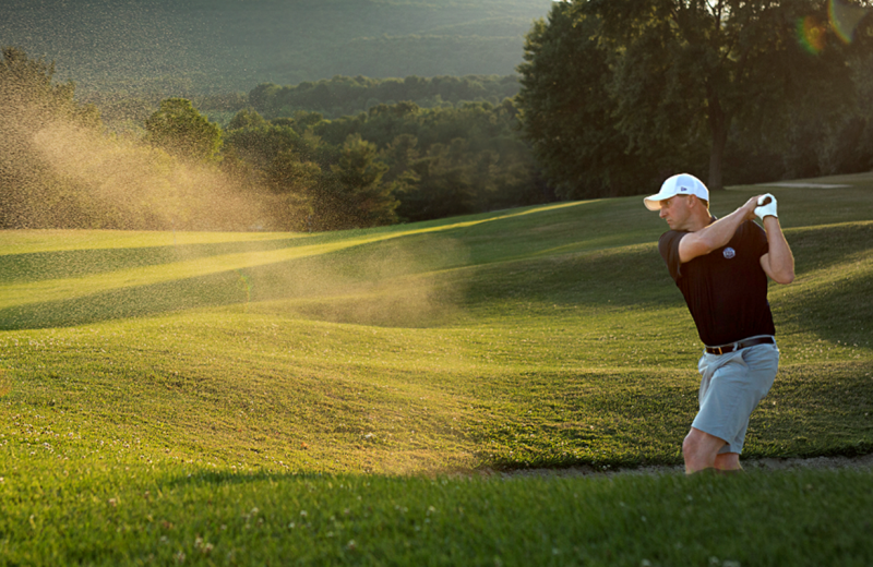 Golf course at Bristol Harbour Resort on Canandaigua Lake.