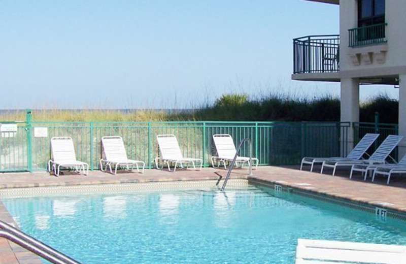Outdoor pool at Vistas on the Gulf.