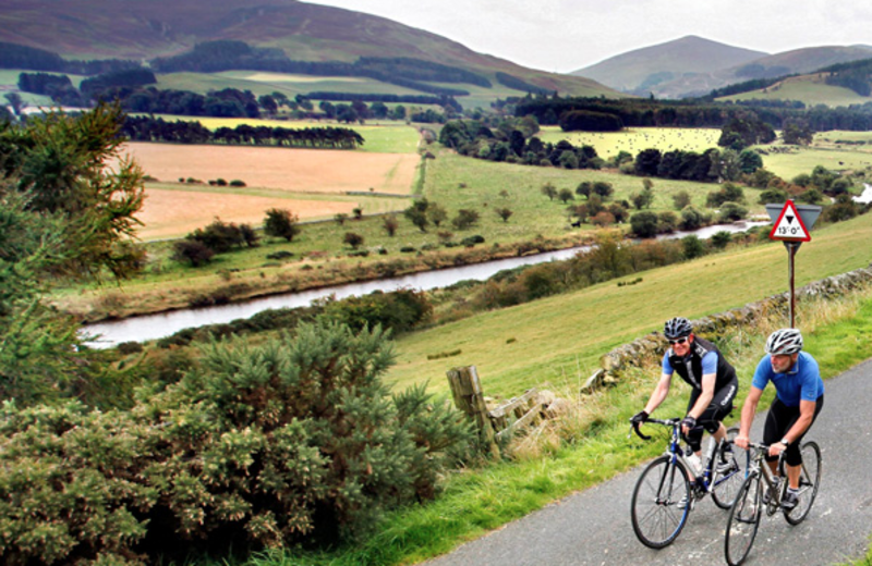 Natural Retreats John O'Groats: cycling's one of many activities in the area.