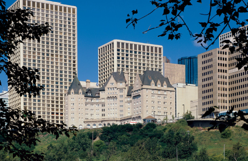 Exterior view of The Fairmont Hotel Macdonald.